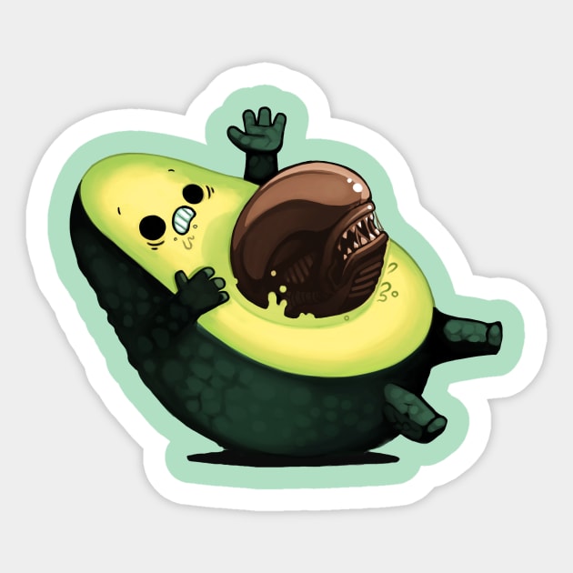 AvocAlien Sticker by Naolito